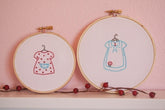 Dresses Embroidery PATTERN - Set of 5 - PDF